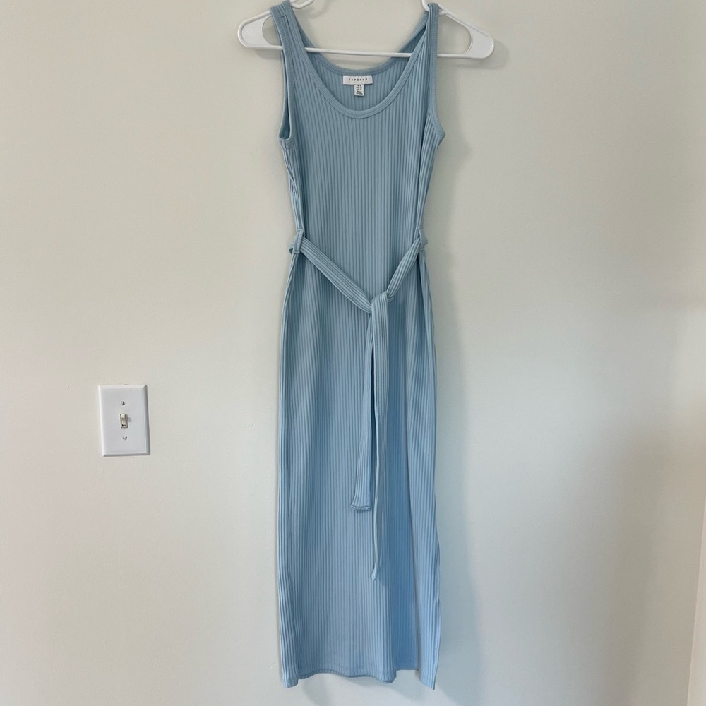 Topshop Light Blue Maxi Dress
